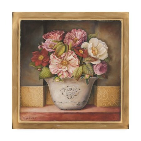 Trademark Fine Art Lisa Audit 'Garden Roses' Canvas Art, 24x24 ALI24854-C2424GG